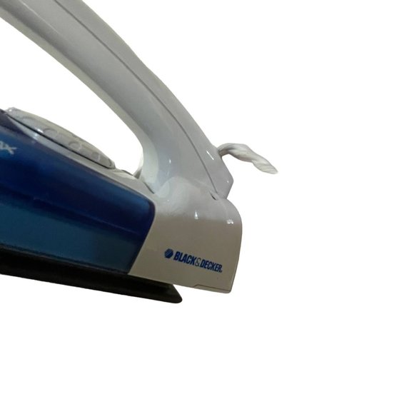 Black & Decker Cable Electric Clothes Flat Steam Iron White Blue 8" x 5" x 5" - Picture 8 of 8